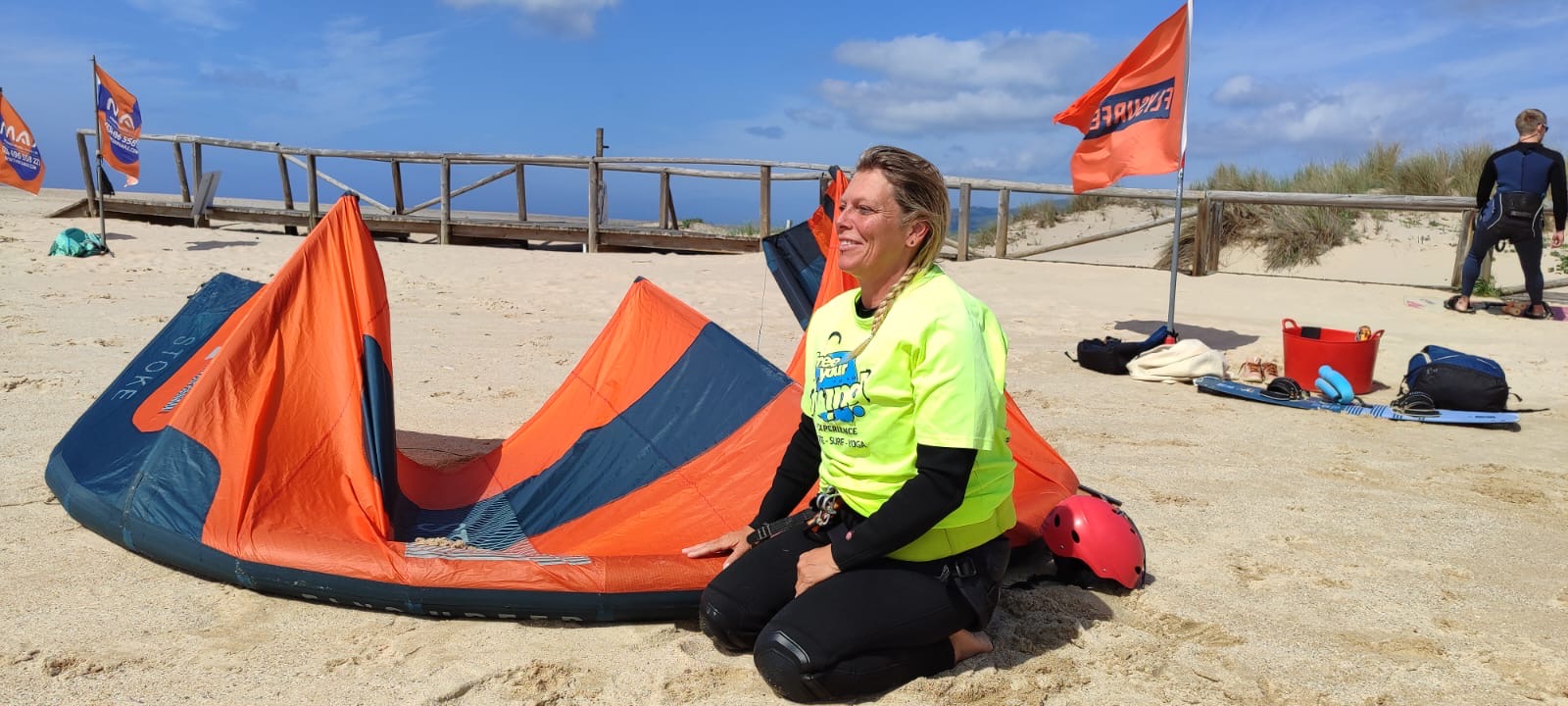 unwind and slow down while kitesurfing in Tarifa