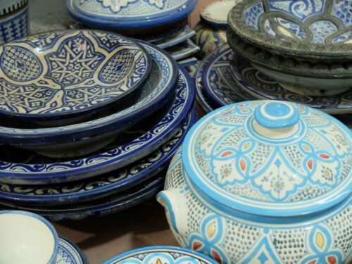 Artisanal pottery in Safi