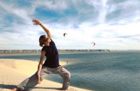 Yoga kitesurf